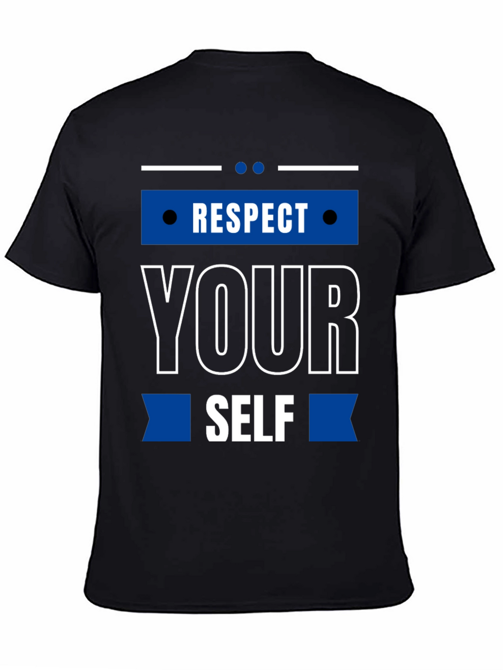 Respect Yourself Graphic T-Shirt - Black