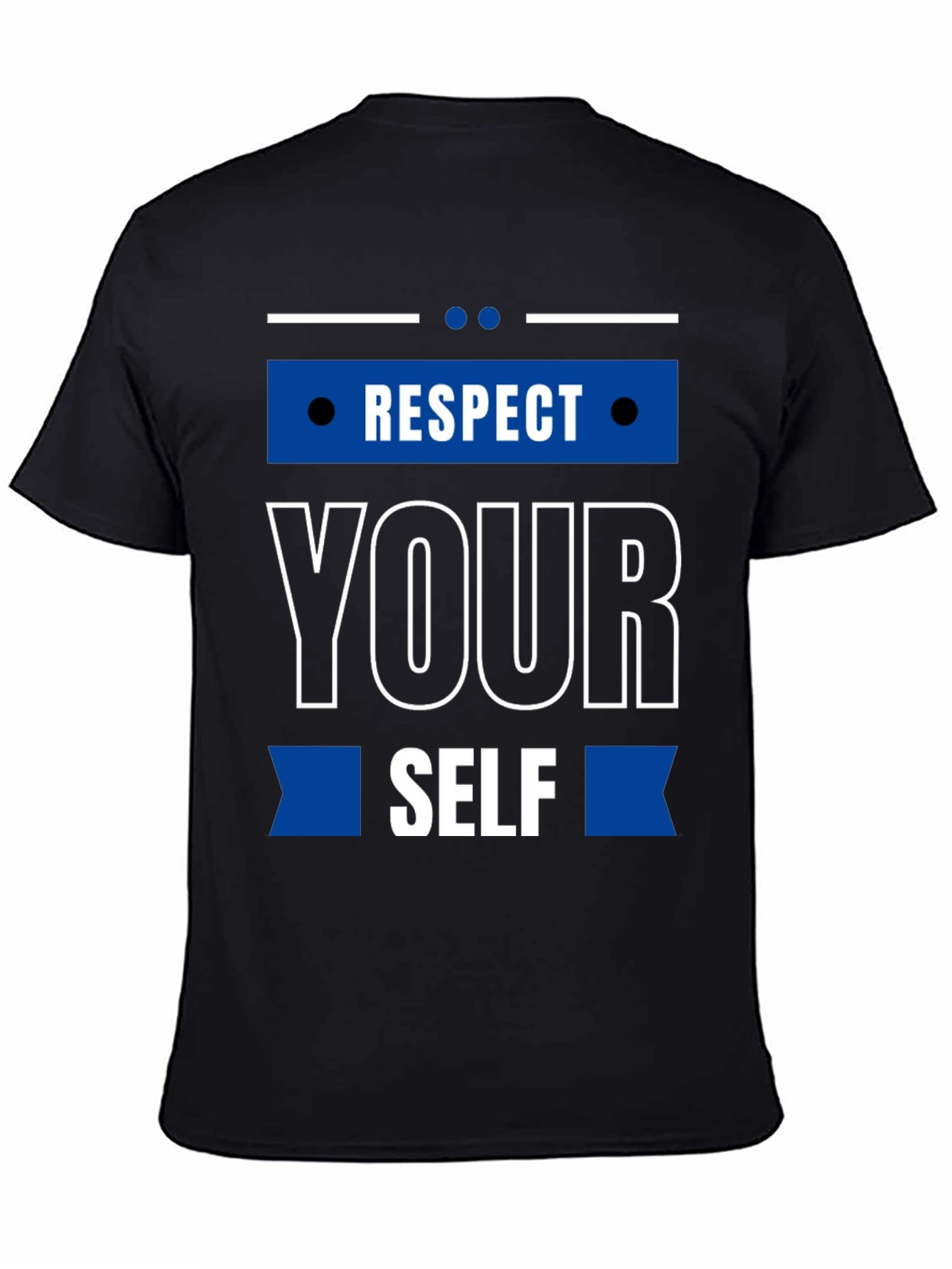 Respect Yourself Graphic T-Shirt - Black