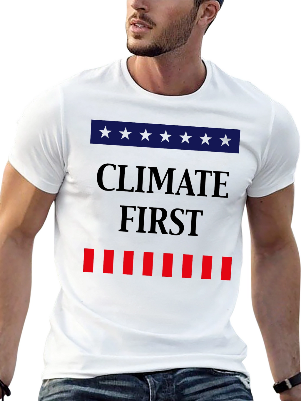 Climate First T-Shirt Political Tee