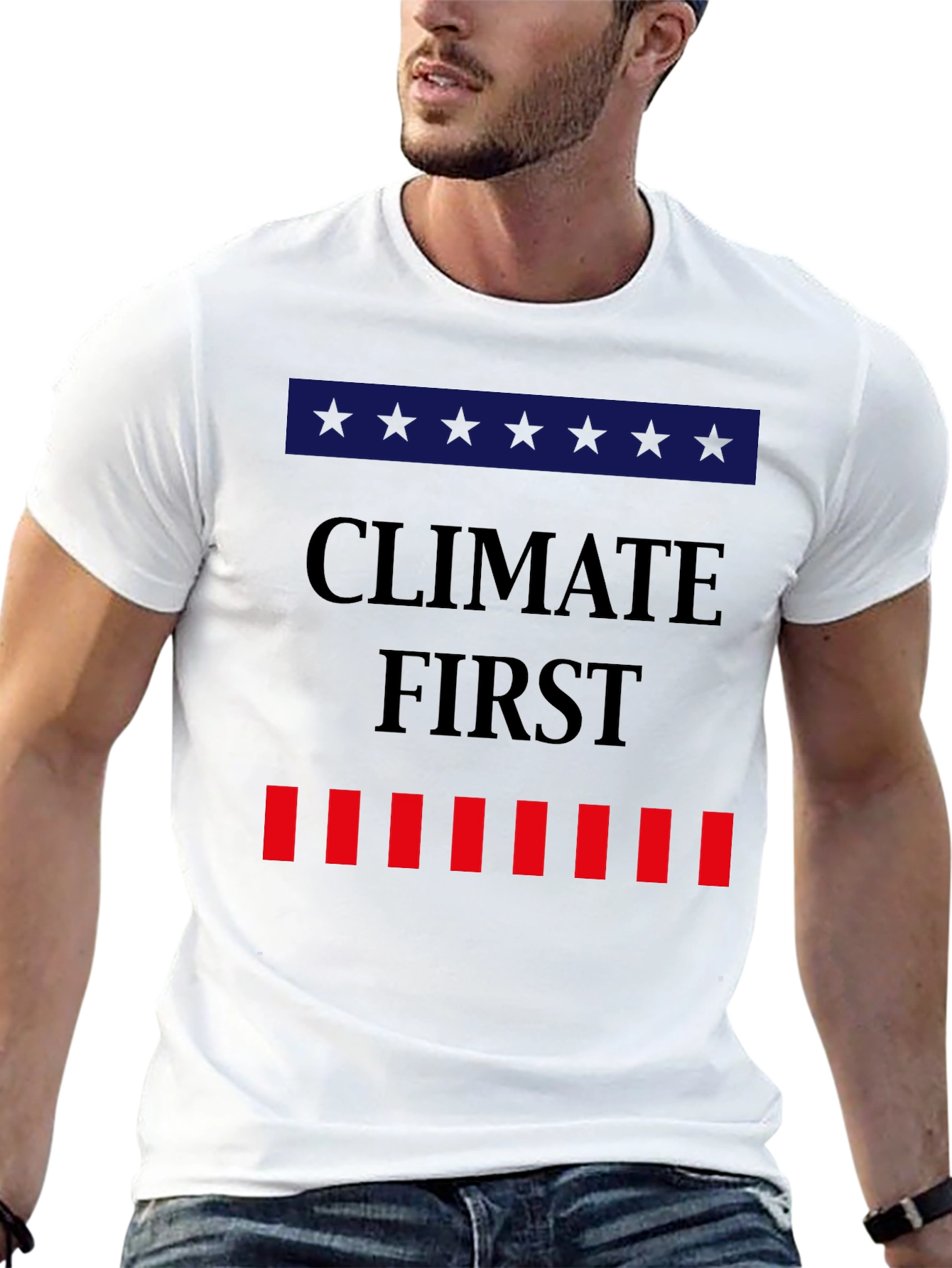 Climate First T-Shirt Political Tee