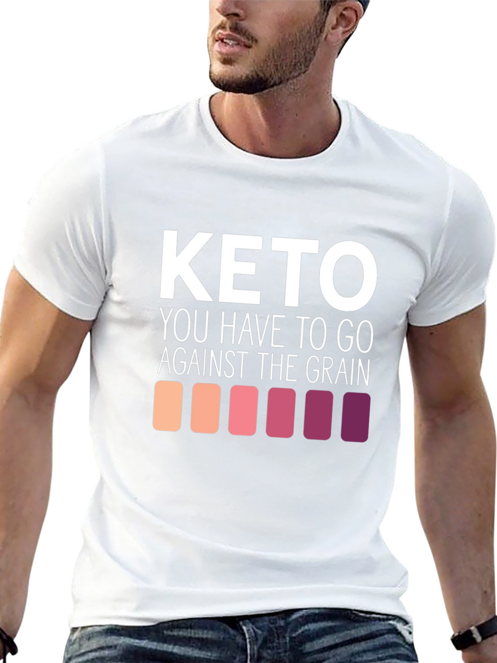 Keto Against The Grain Graphic T-Shirt