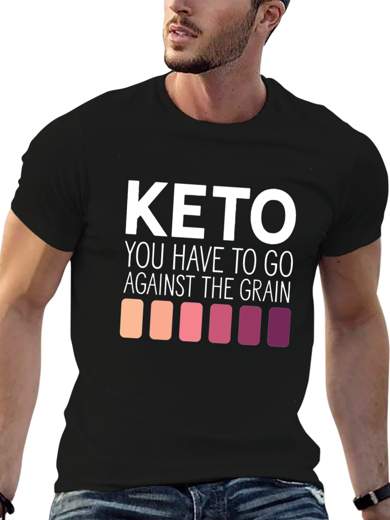 Keto Against The Grain Graphic T-Shirt