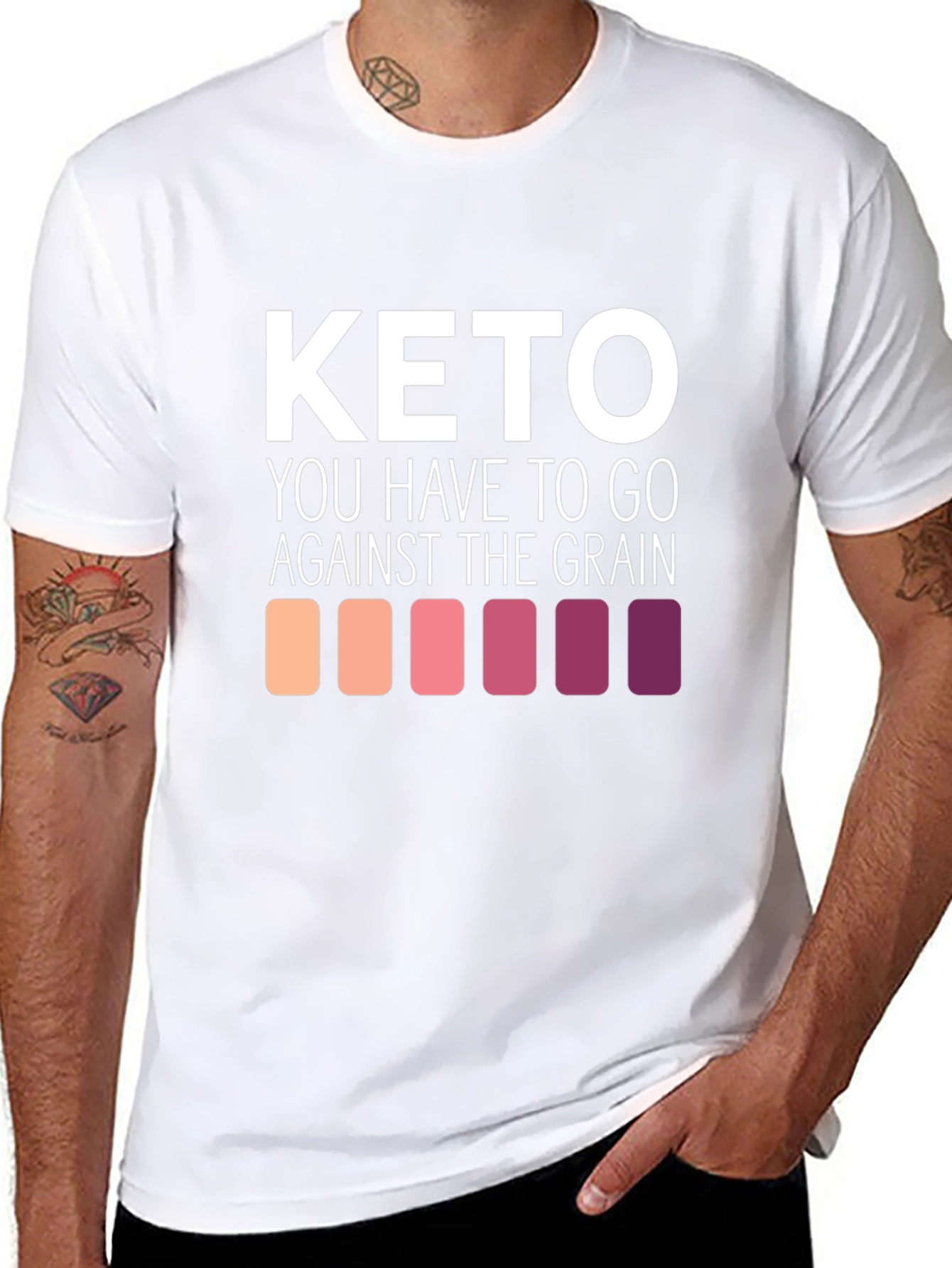 Keto Against The Grain Graphic T-Shirt