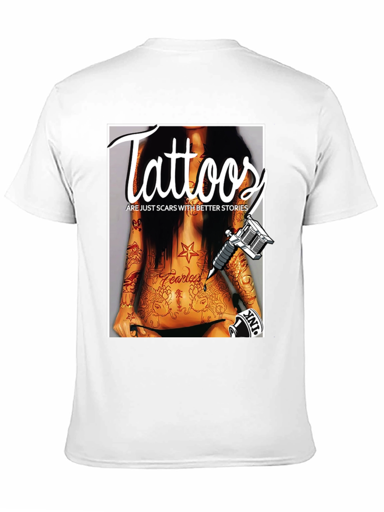 Tattoos Are Just Scars Tee