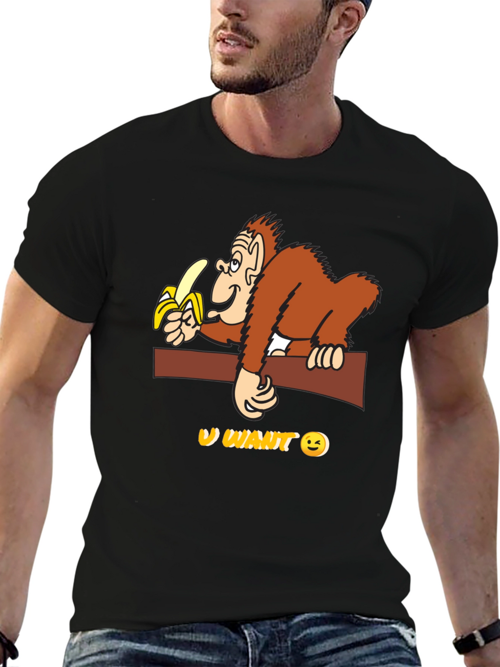 Funny Monkey Banana T-Shirt
