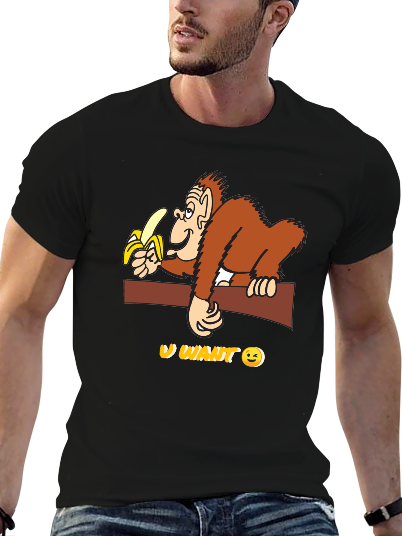 Funny Monkey Banana T-Shirt