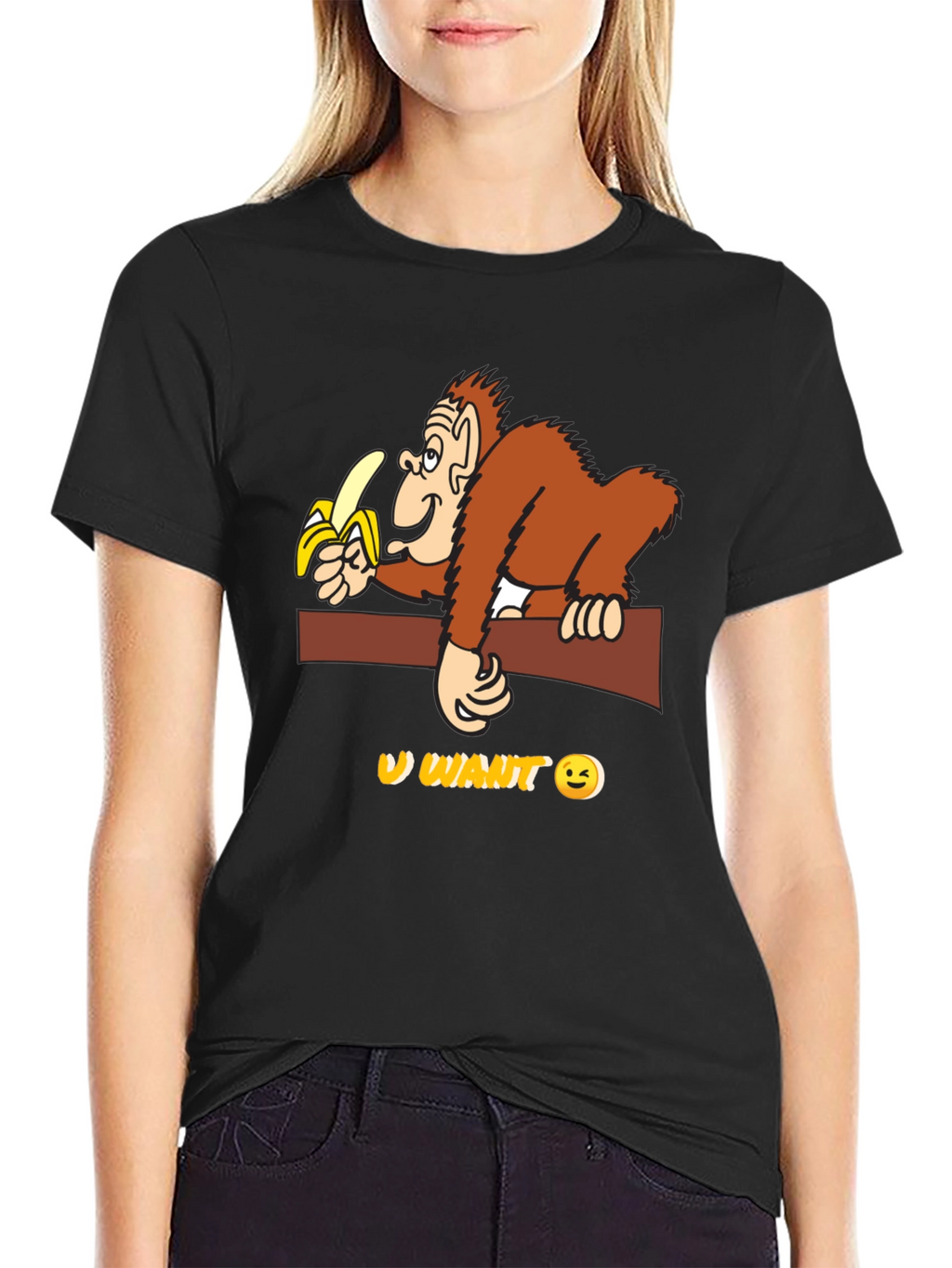 Funny Monkey Banana T-Shirt