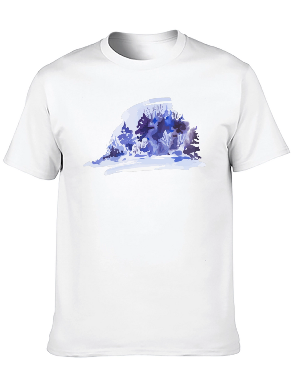 Winter Bush Graphic Tee - Stylish Nature Inspired Design