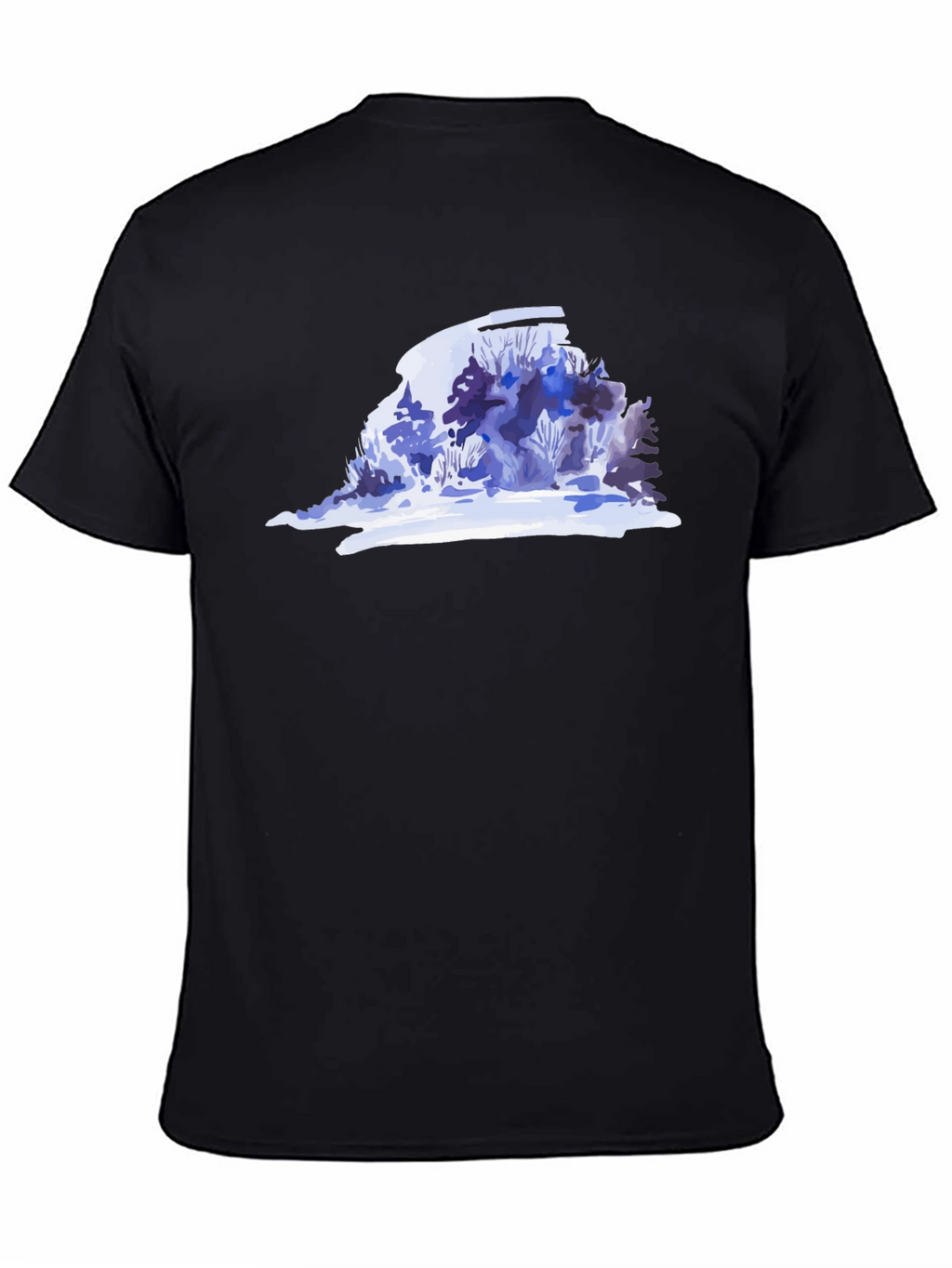 Winter Bush Graphic Tee - Stylish Nature Inspired Design