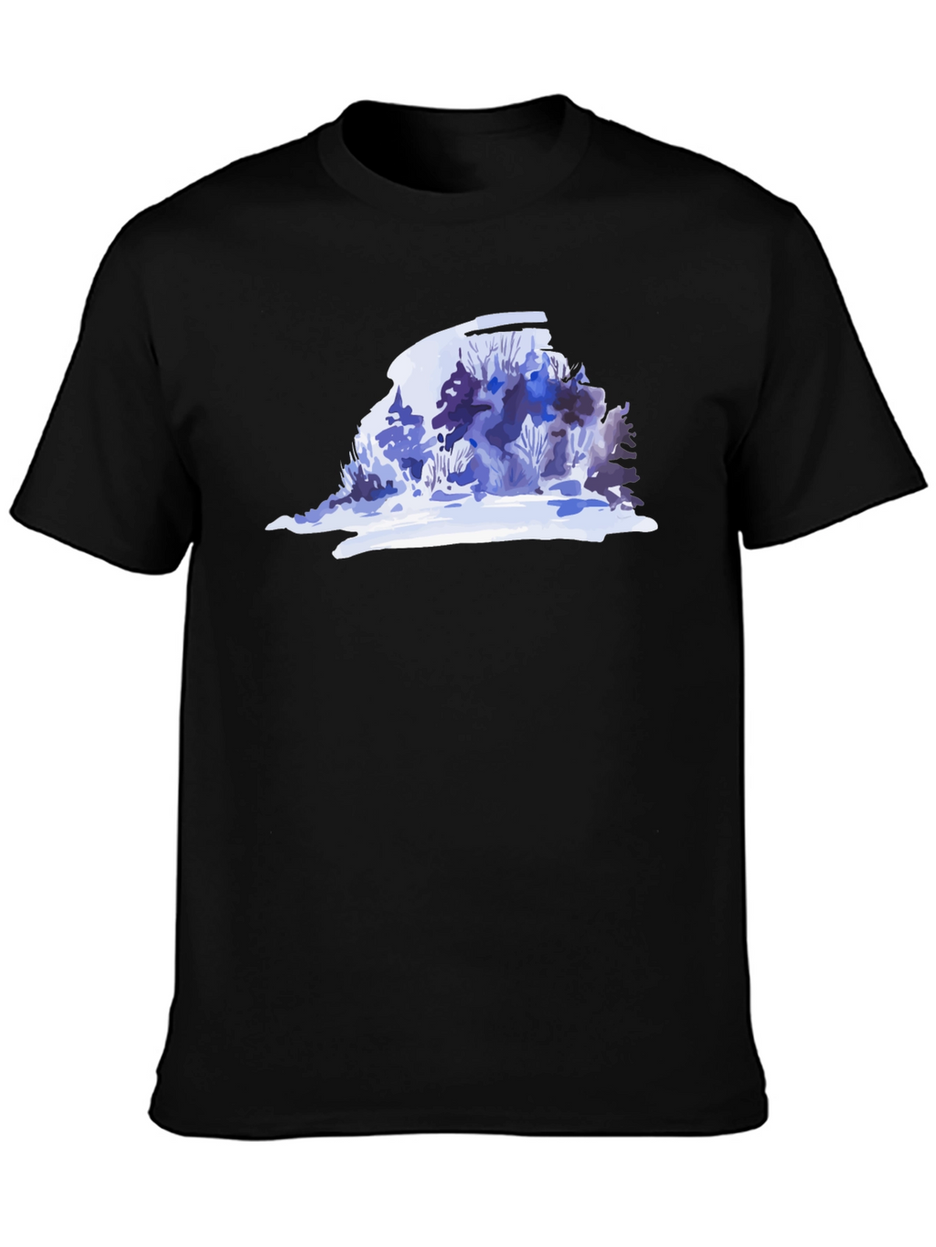 Winter Bush Graphic Tee - Stylish Nature Inspired Design