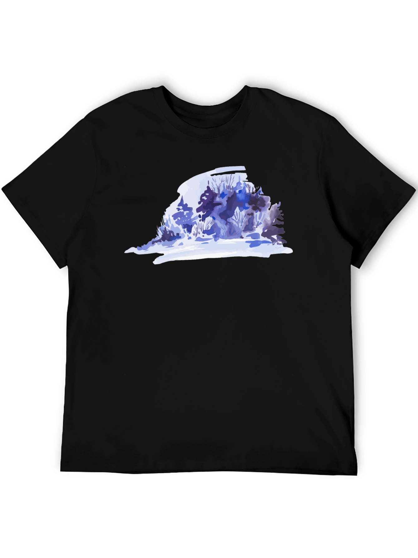 Winter Bush Graphic Tee - Stylish Nature Inspired Design