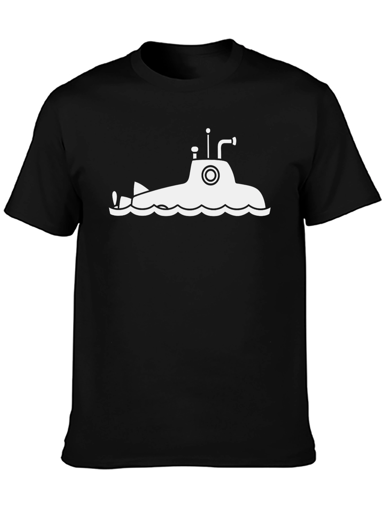 Submarine Graphic Black T-Shirt
