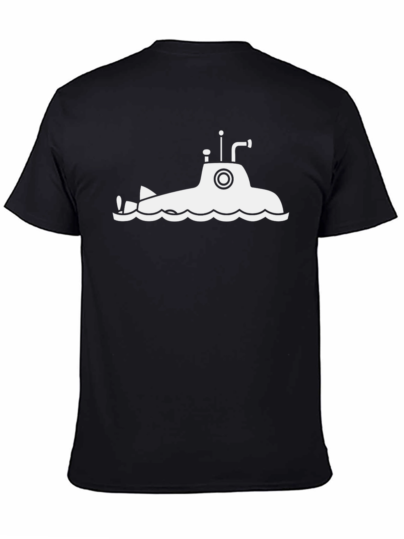 Submarine Graphic Black T-Shirt