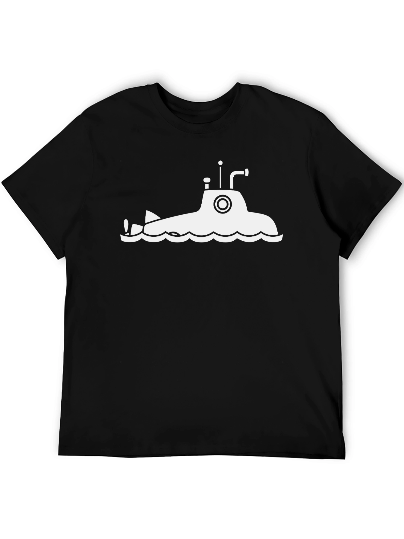 Submarine Graphic Black T-Shirt