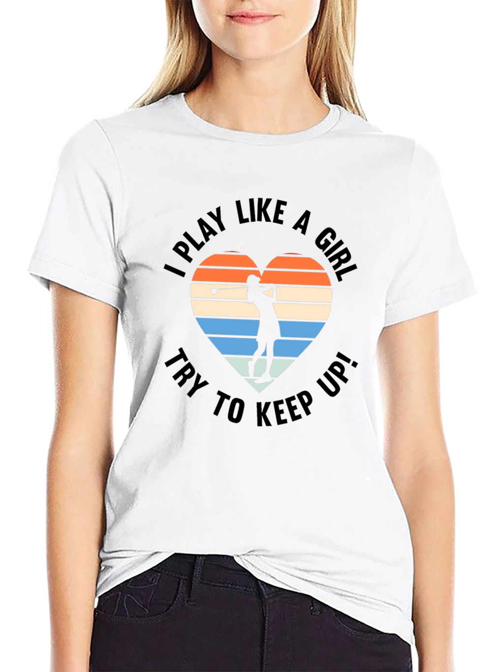 I Play Like a Girl Golf T-Shirt
