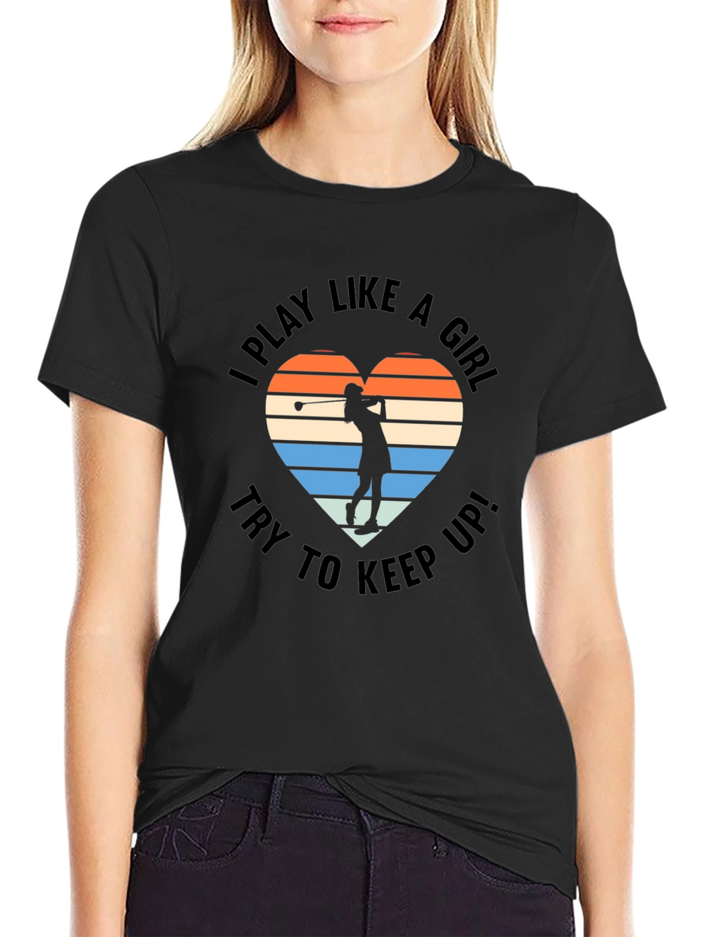 I Play Like a Girl Golf T-Shirt