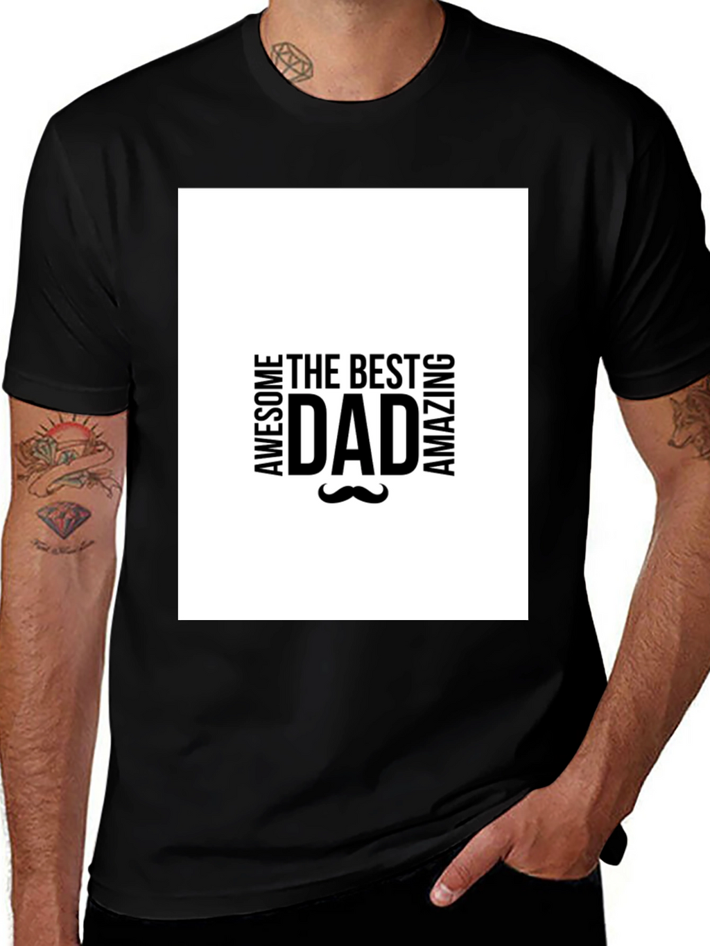 Awesome Dad Graphic Tee - Perfect Fathers Day Gift!