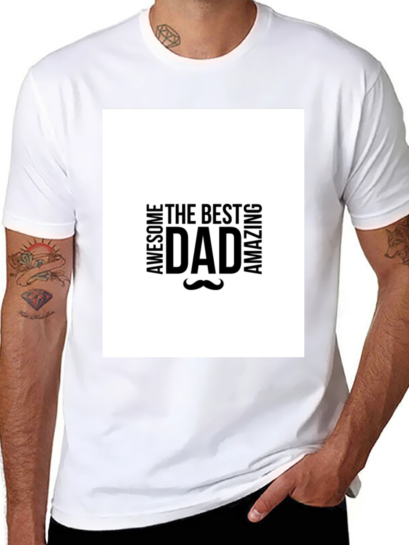 Awesome Dad Graphic Tee - Perfect Fathers Day Gift!