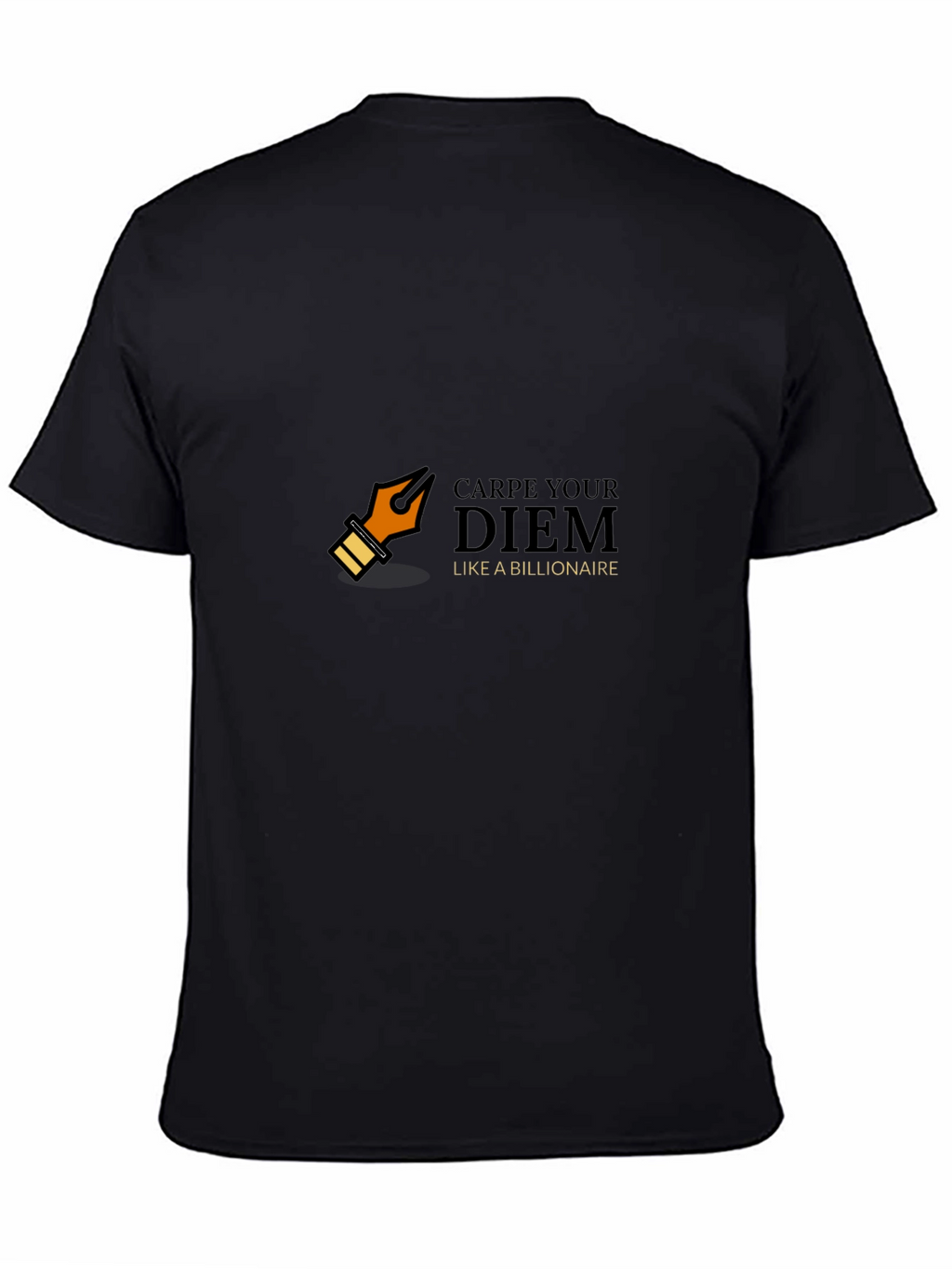 Carpe Diem Billionaire Black T-Shirt
