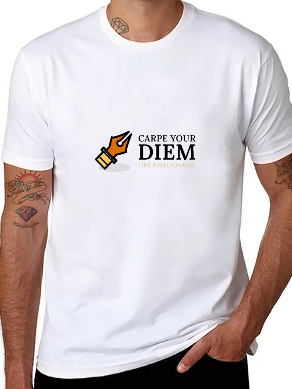 Carpe Diem Billionaire Black T-Shirt