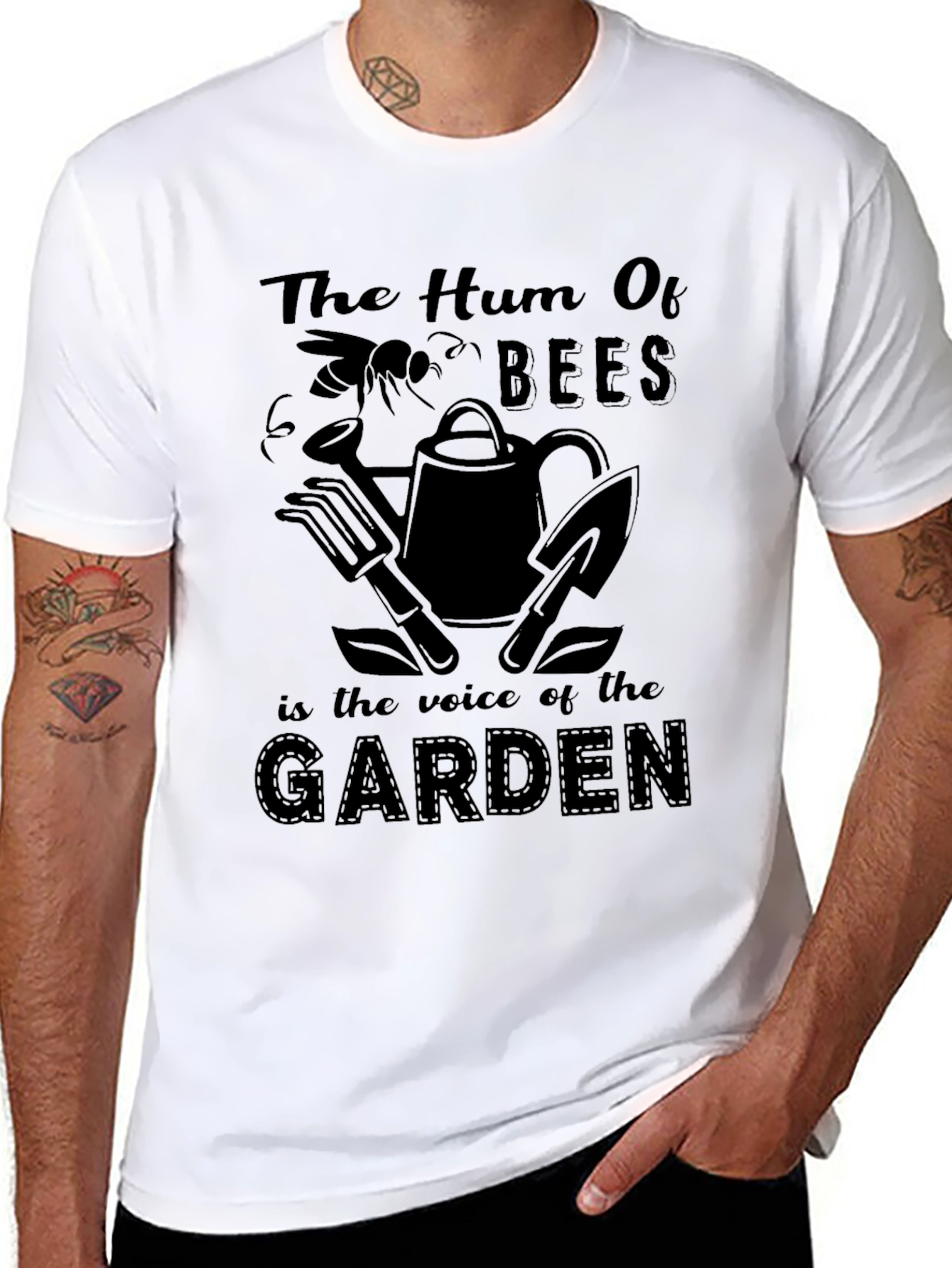 The Hum of Bees Garden T-Shirt