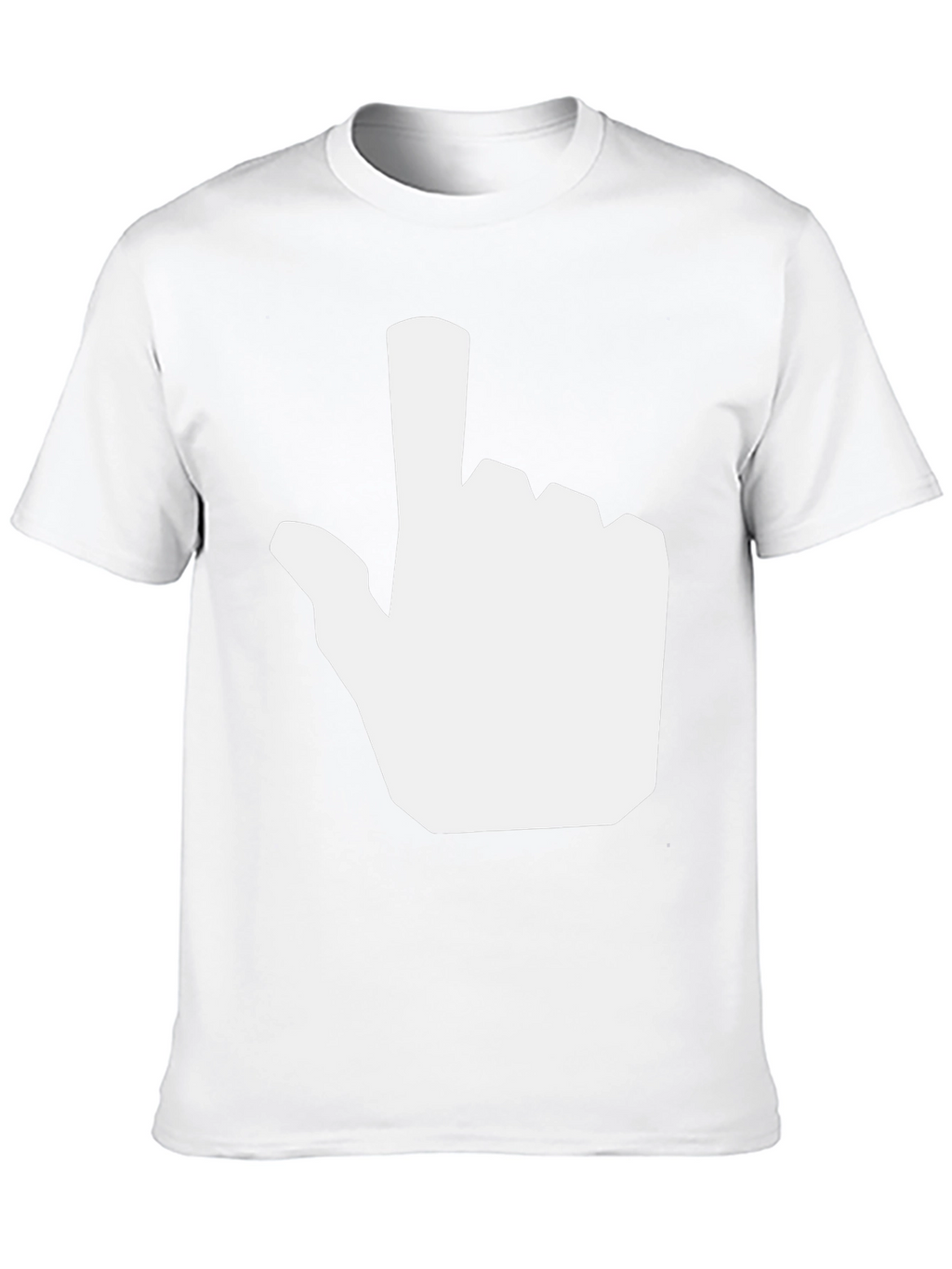 Novelty Pointer Hand Graphic Tee - Black
