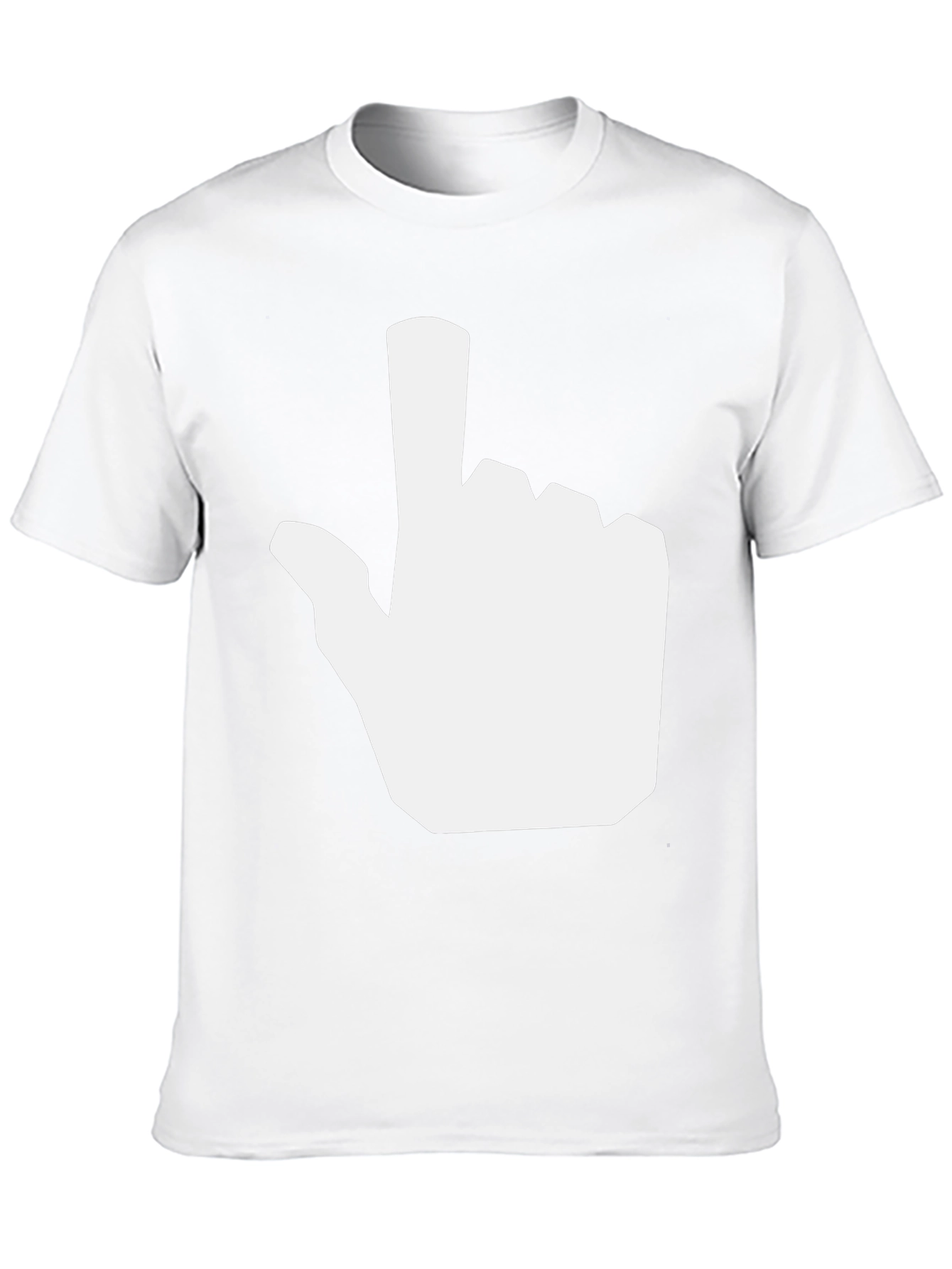 Novelty Pointer Hand Graphic Tee - Black