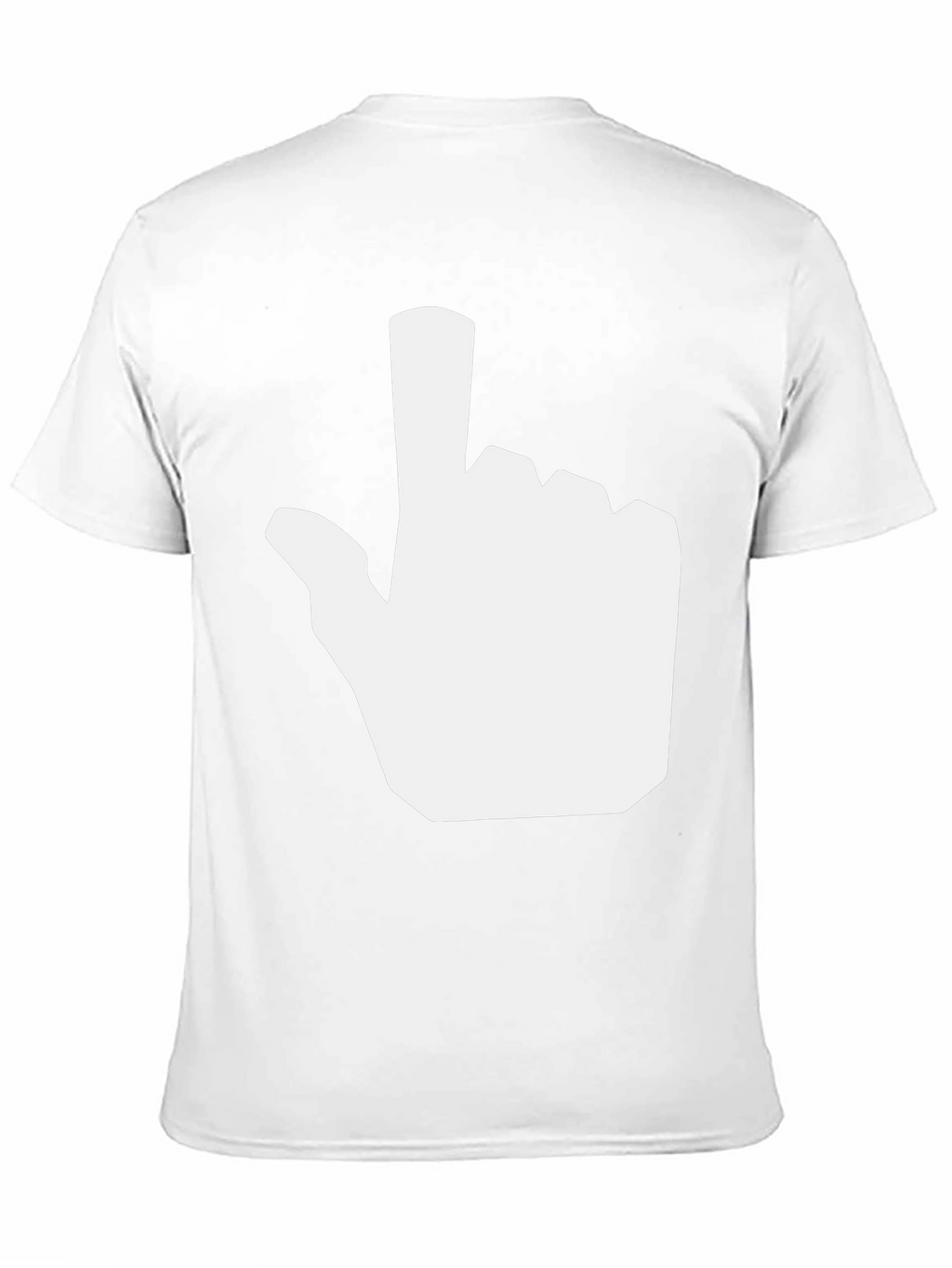 Novelty Pointer Hand Graphic Tee - Black