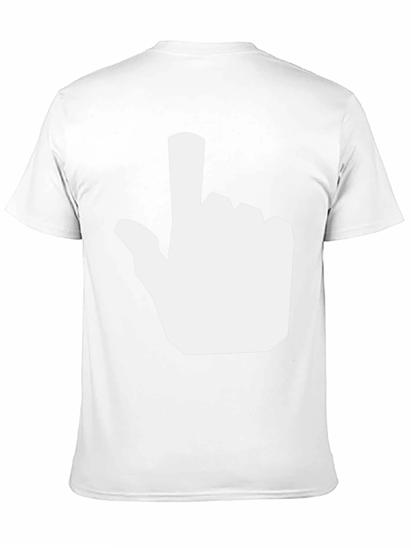 Novelty Pointer Hand Graphic Tee - Black