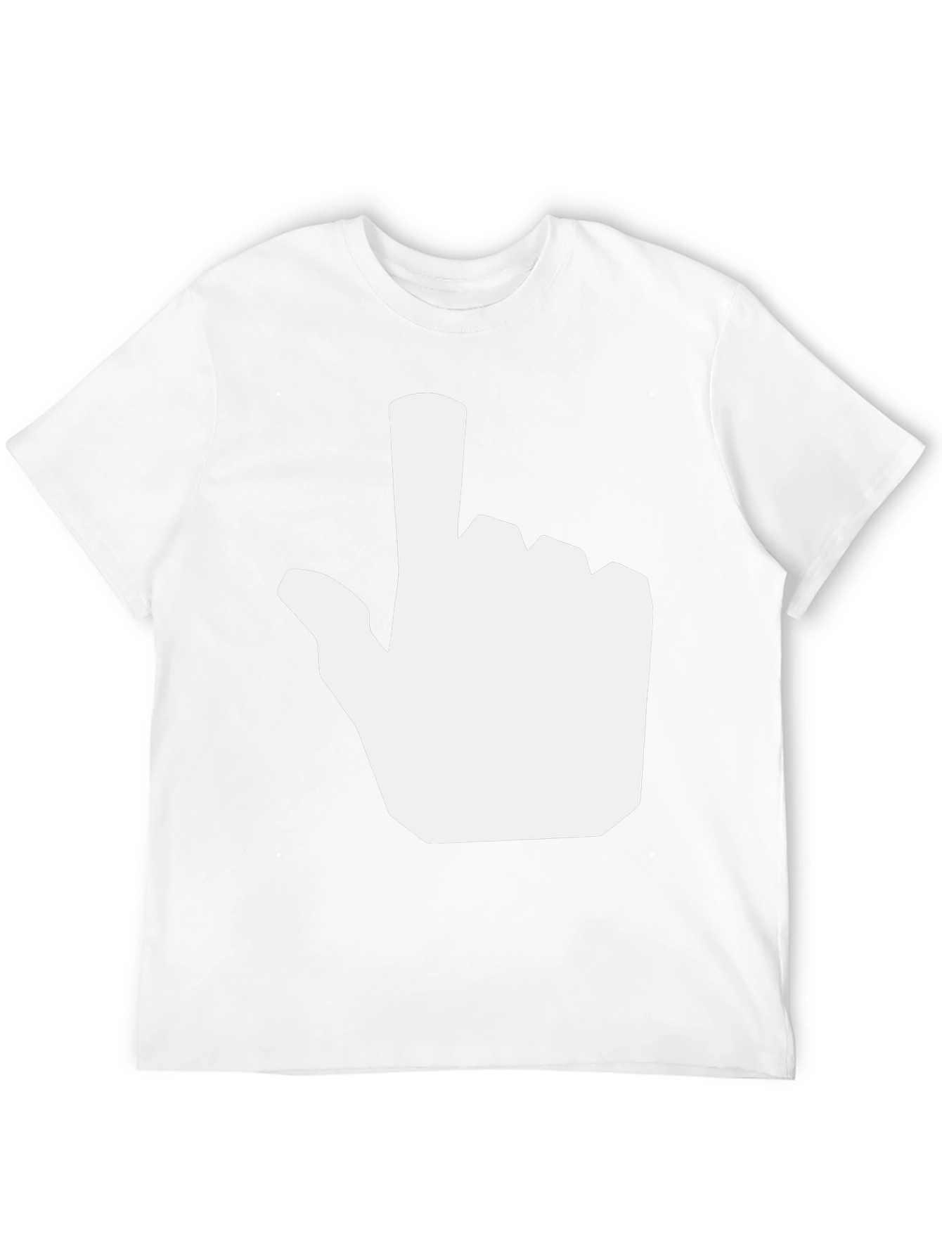 Novelty Pointer Hand Graphic Tee - Black