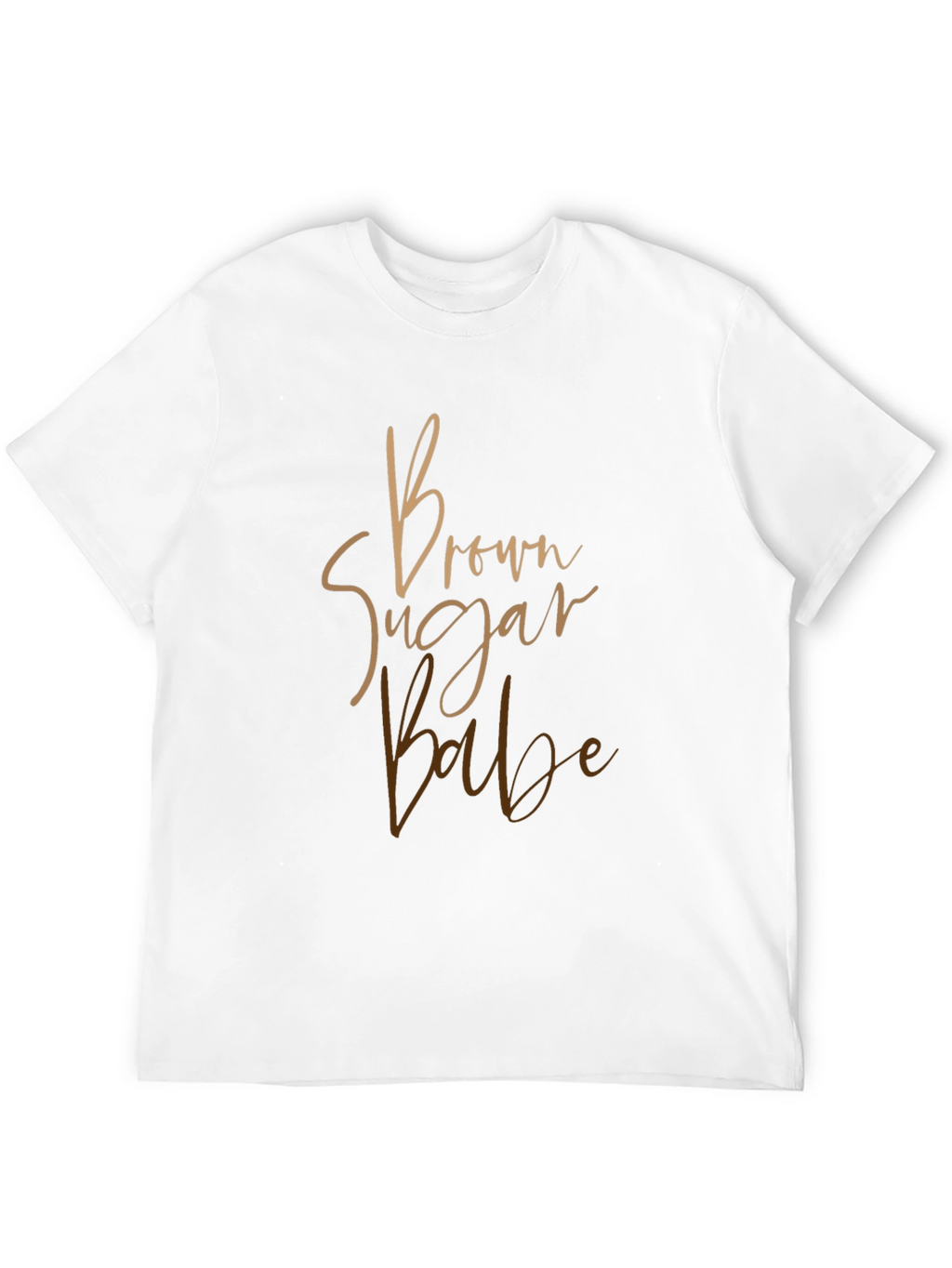 Brown Sugar Babe Black T-Shirt