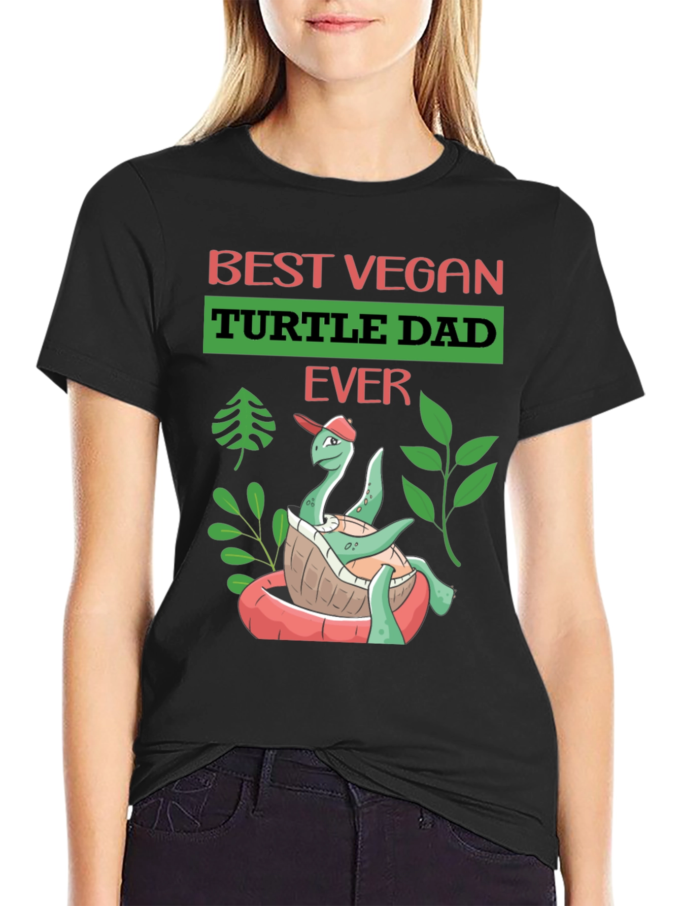 Best Vegan Turtle Dad Ever T-Shirt