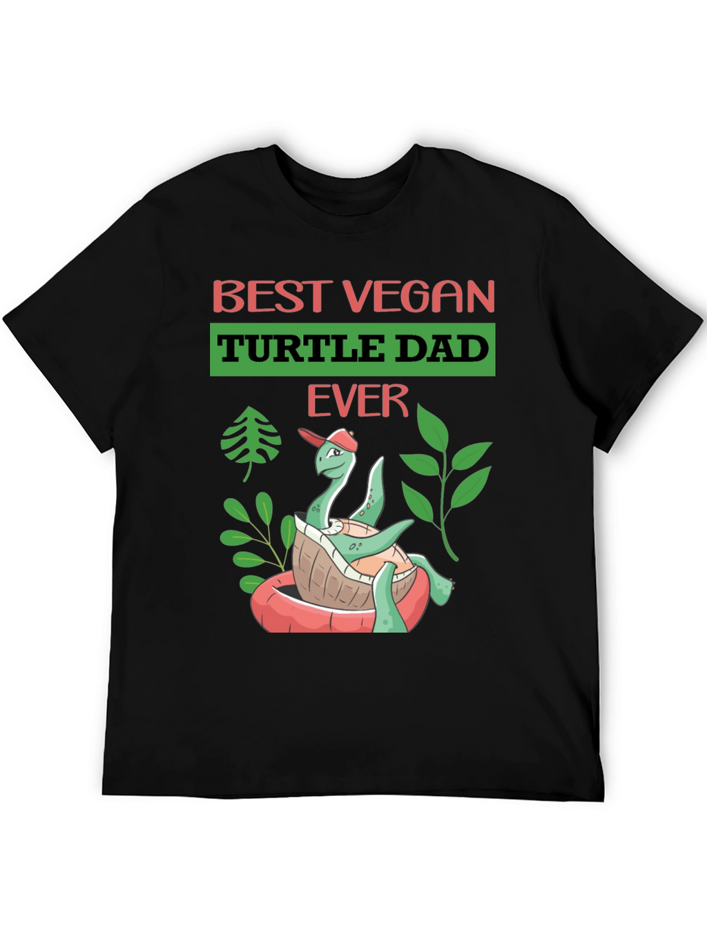 Best Vegan Turtle Dad Ever T-Shirt
