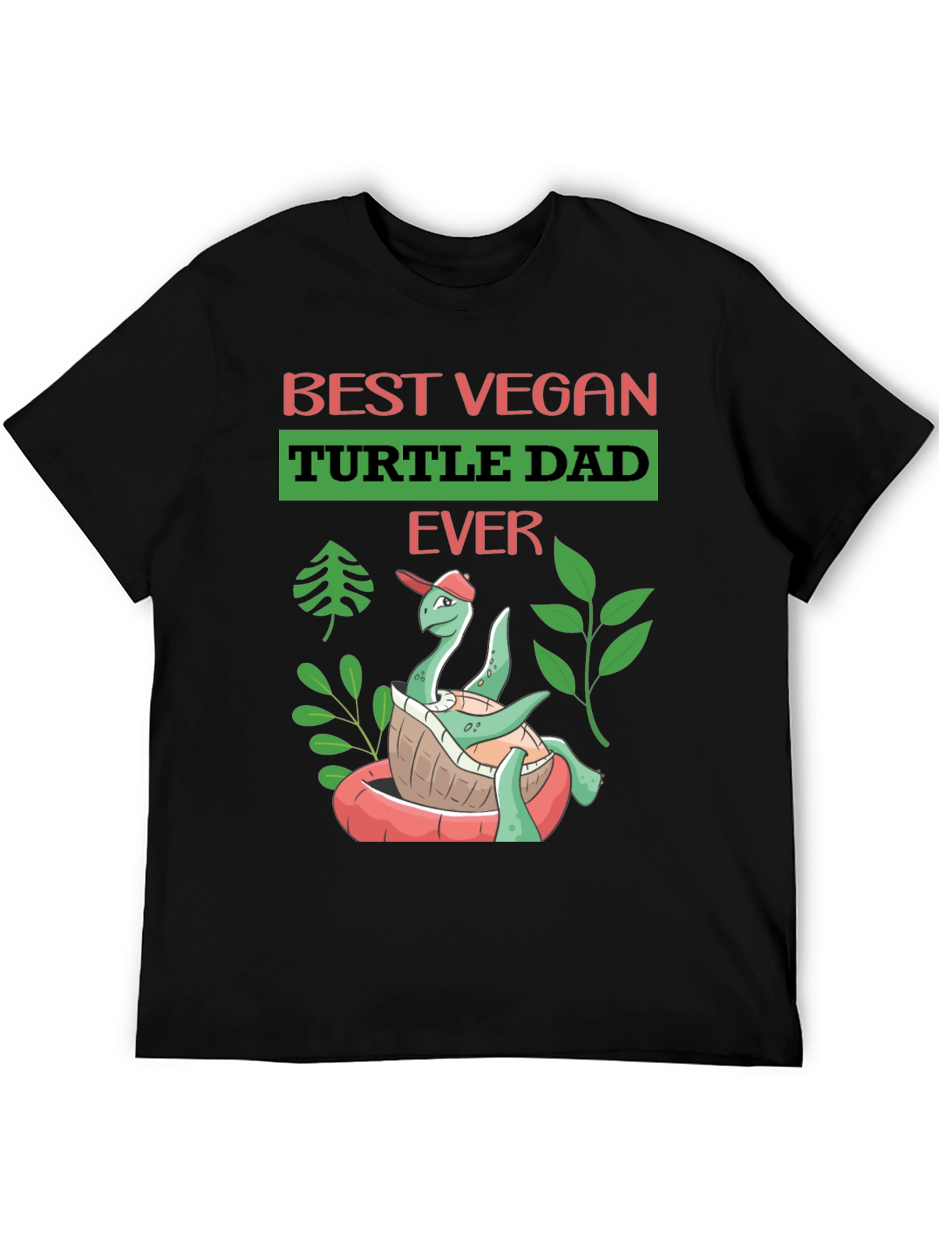 Best Vegan Turtle Dad Ever T-Shirt