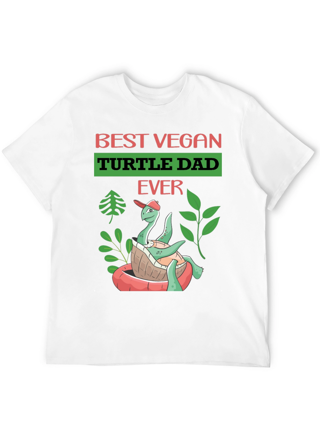 Best Vegan Turtle Dad Ever T-Shirt