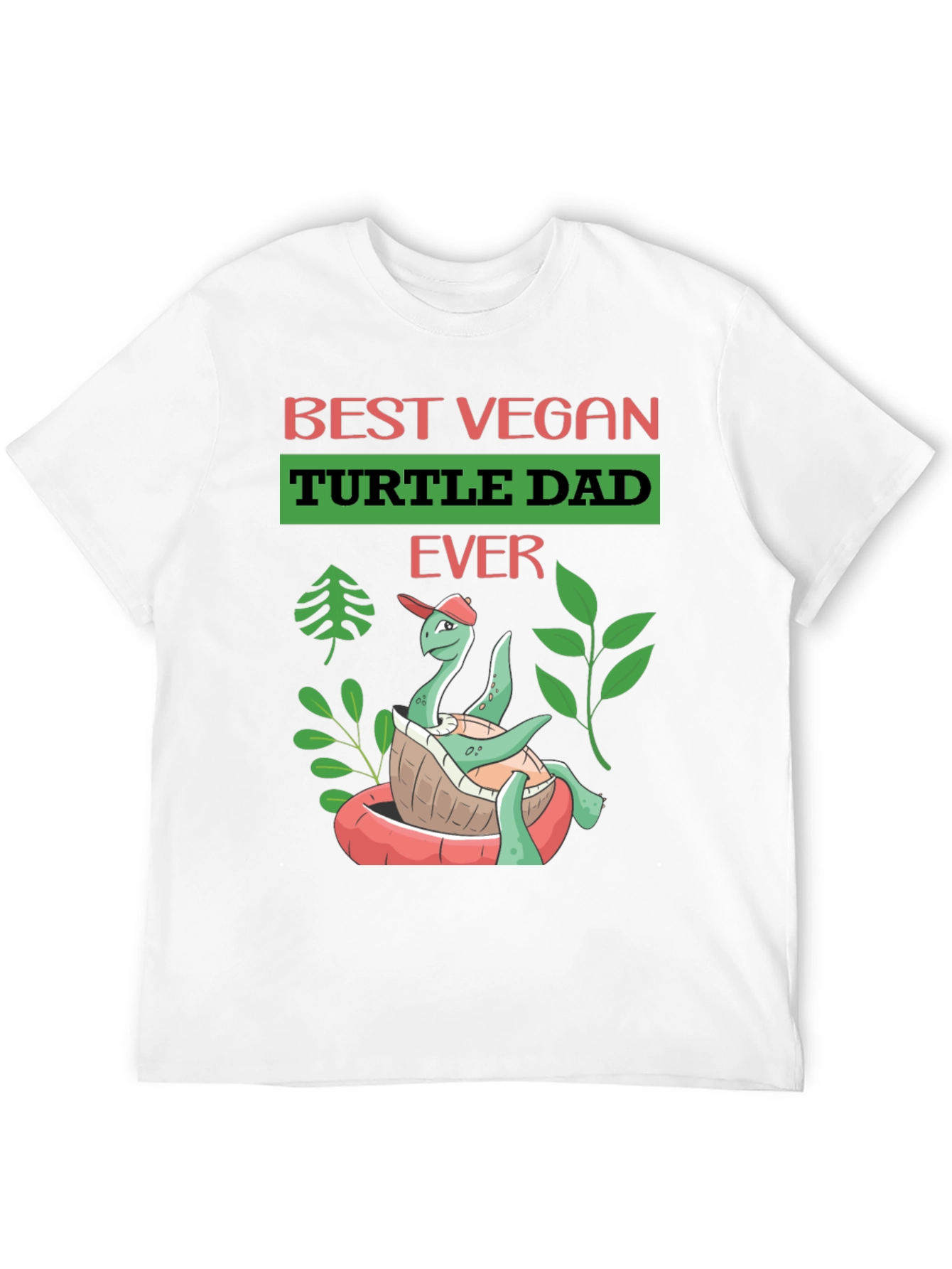 Best Vegan Turtle Dad Ever T-Shirt