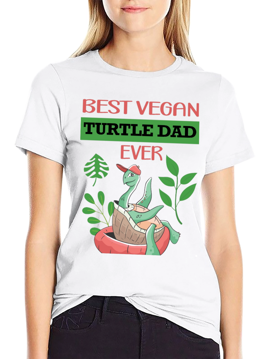 Best Vegan Turtle Dad Ever T-Shirt