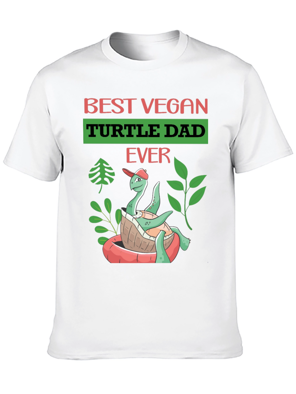 Best Vegan Turtle Dad Ever T-Shirt