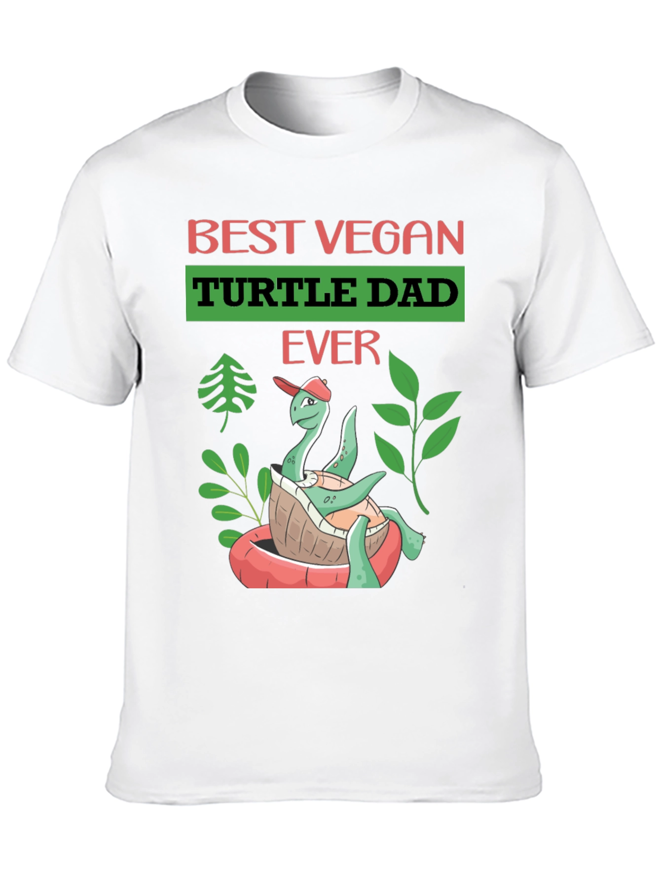 Best Vegan Turtle Dad Ever T-Shirt