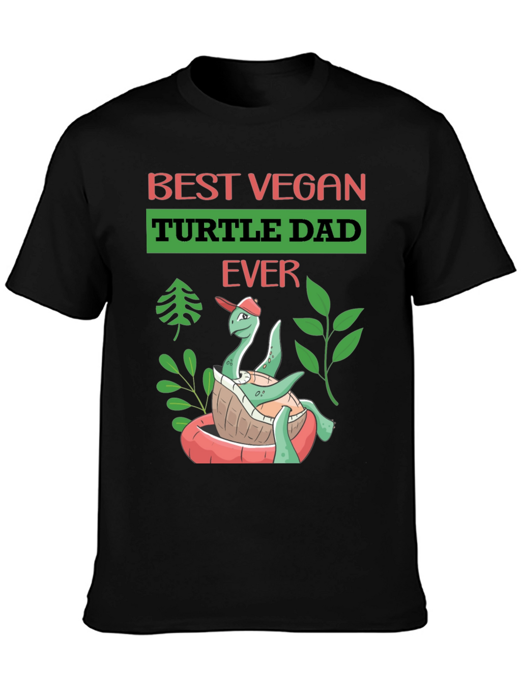 Best Vegan Turtle Dad Ever T-Shirt