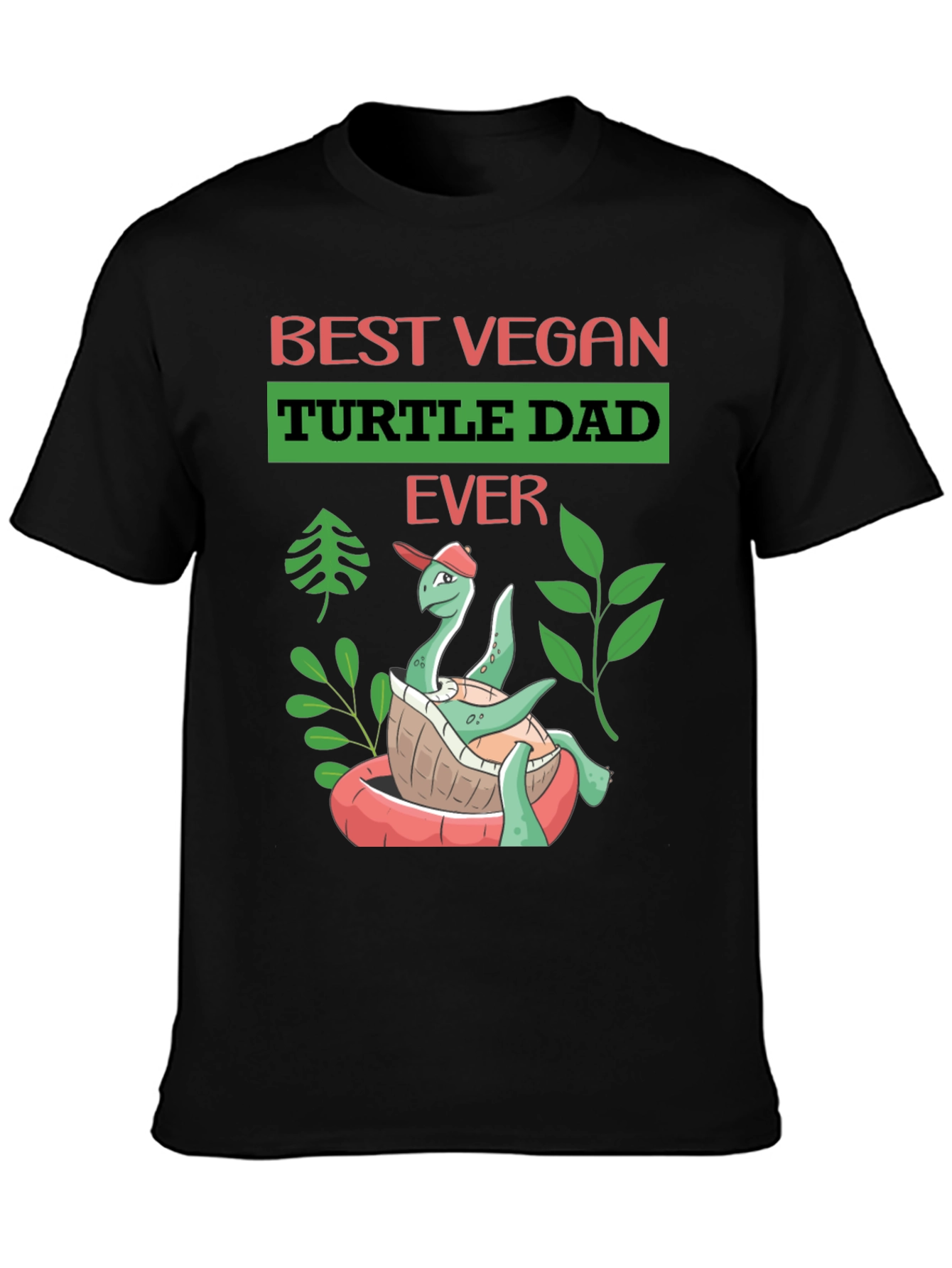 Best Vegan Turtle Dad Ever T-Shirt