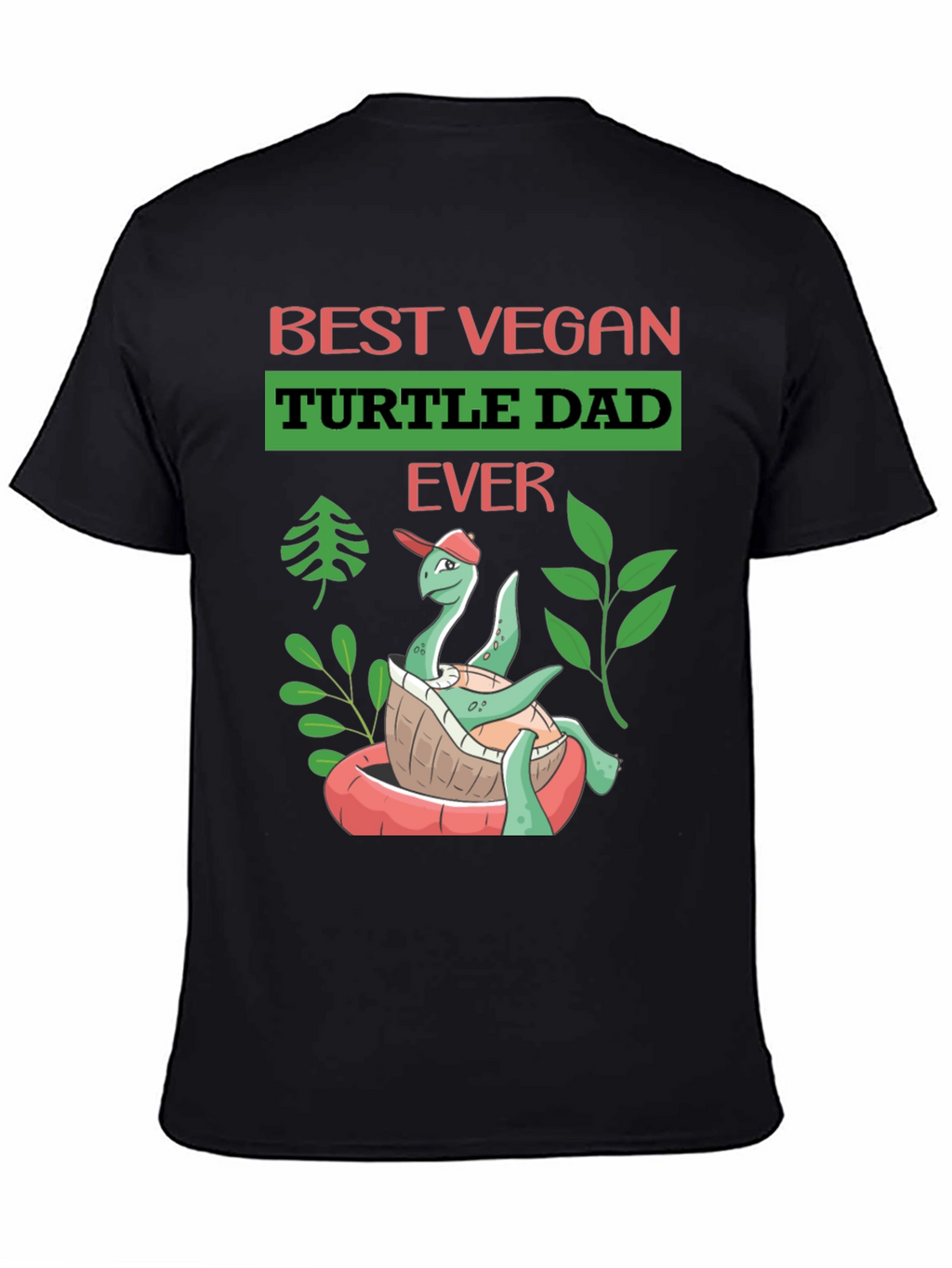 Best Vegan Turtle Dad Ever T-Shirt