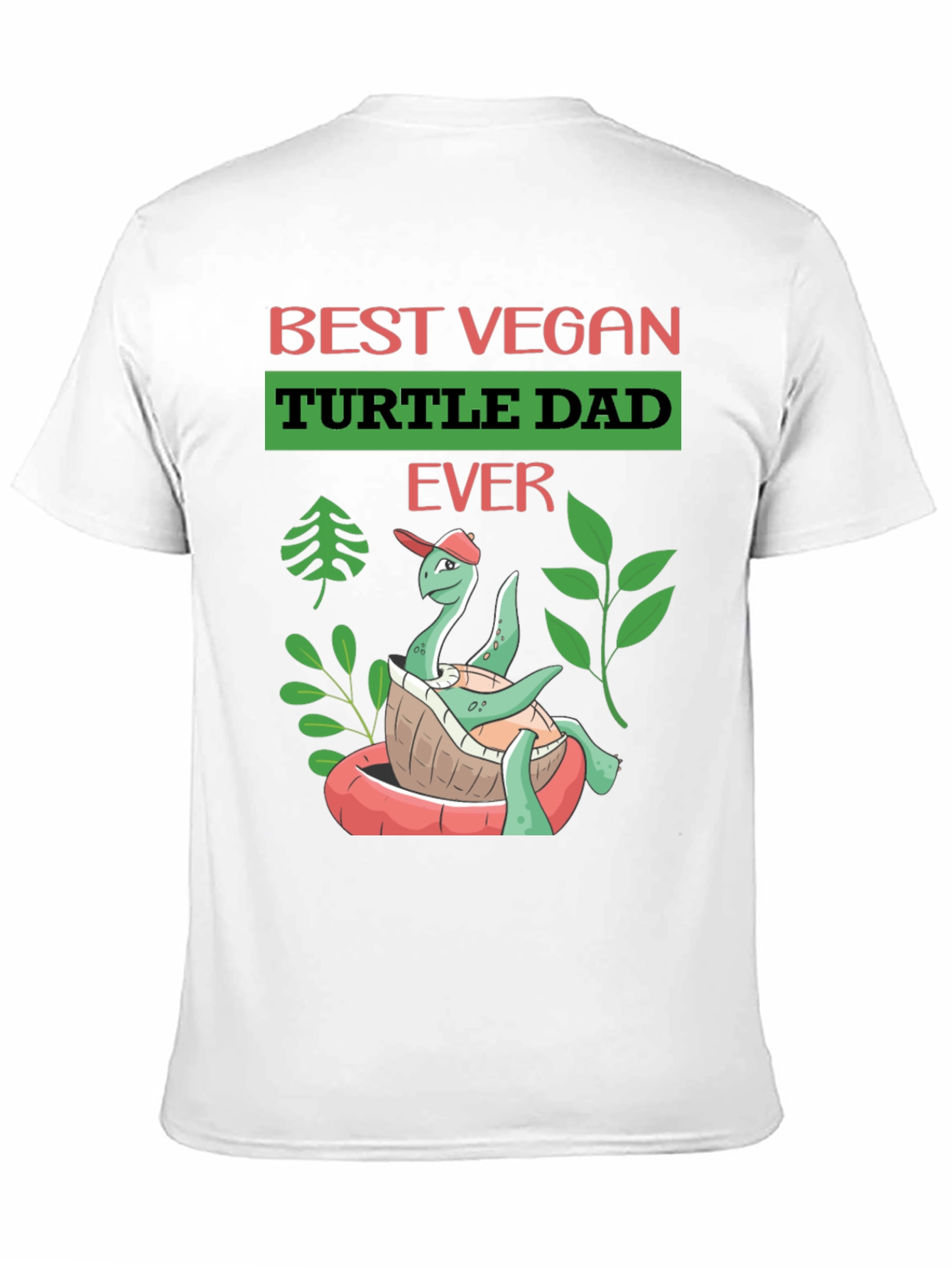 Best Vegan Turtle Dad Ever T-Shirt