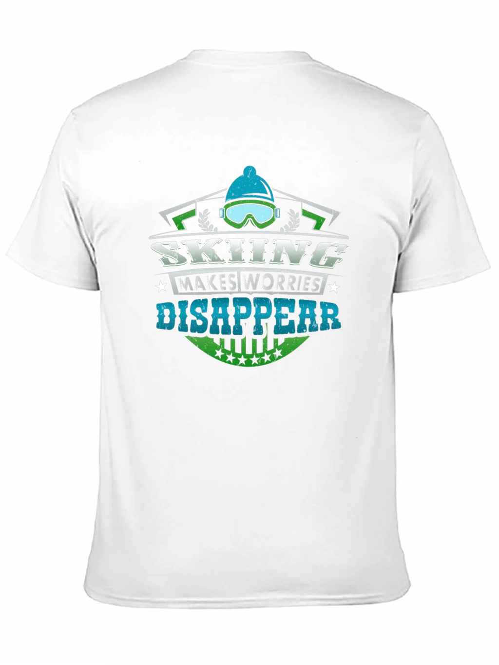 Skiing Makes Worries Disappear T-Shirt