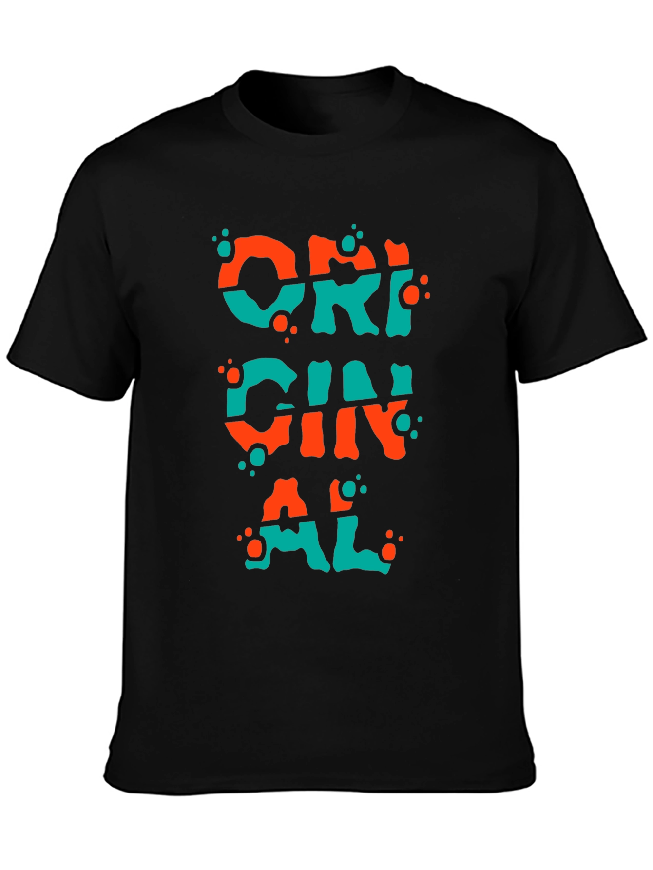Original Graphic Print Black T-Shirt