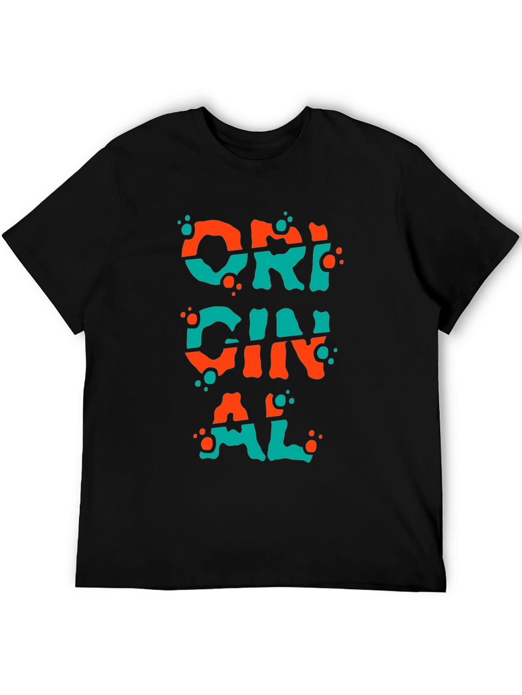 Original Graphic Print Black T-Shirt