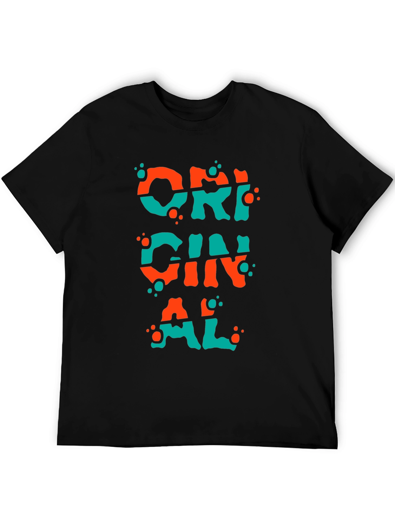 Original Graphic Print Black T-Shirt