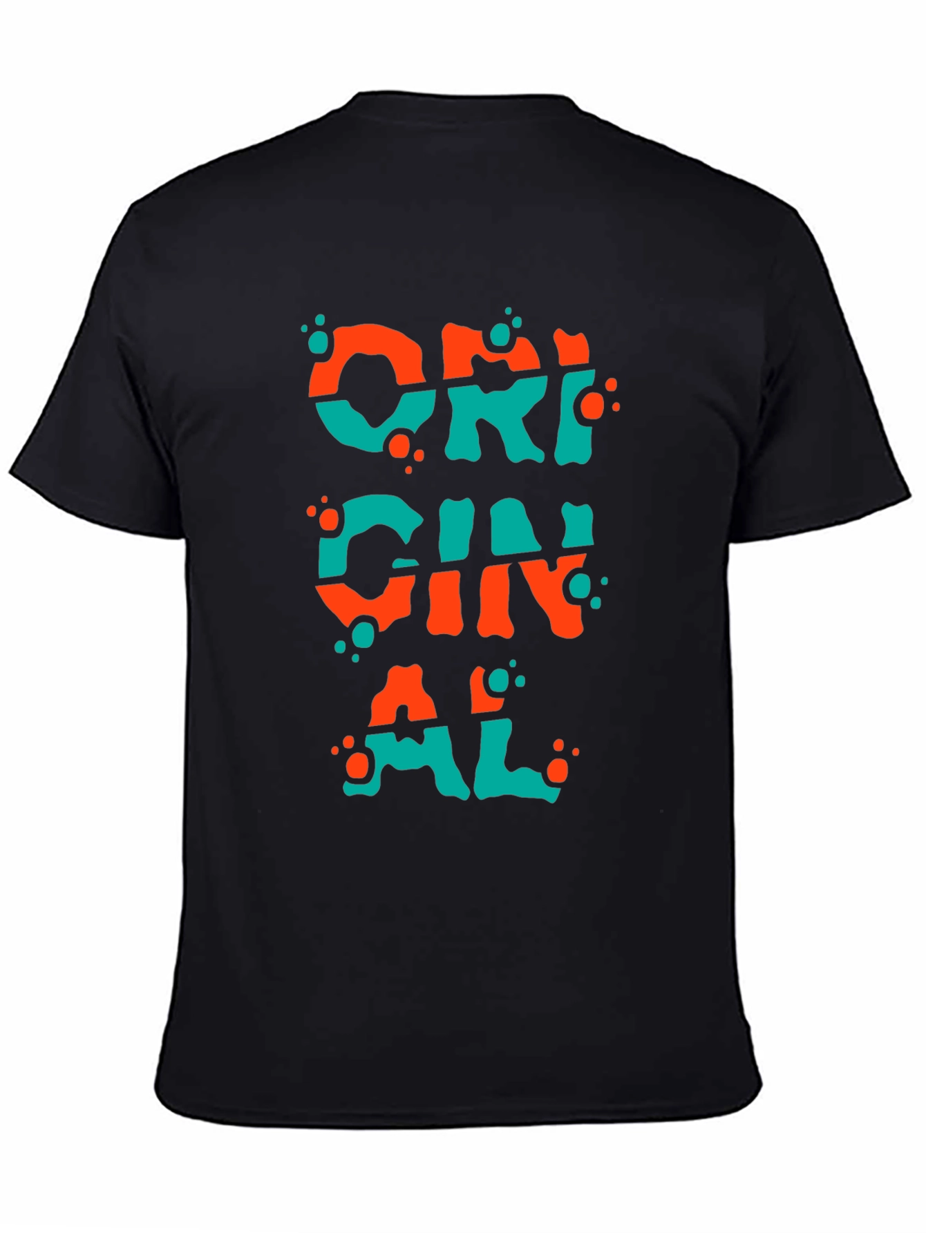 Original Graphic Print Black T-Shirt