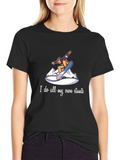 Snowboard Stunts T-Shirt - Unique Graphic Tee