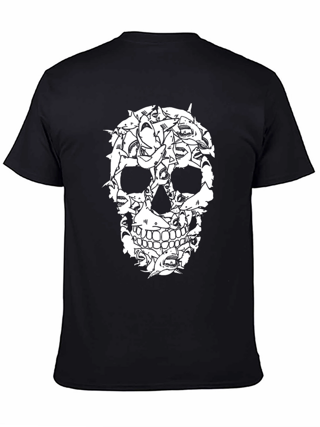 Shark Skull Graphic Tee - Unique Design